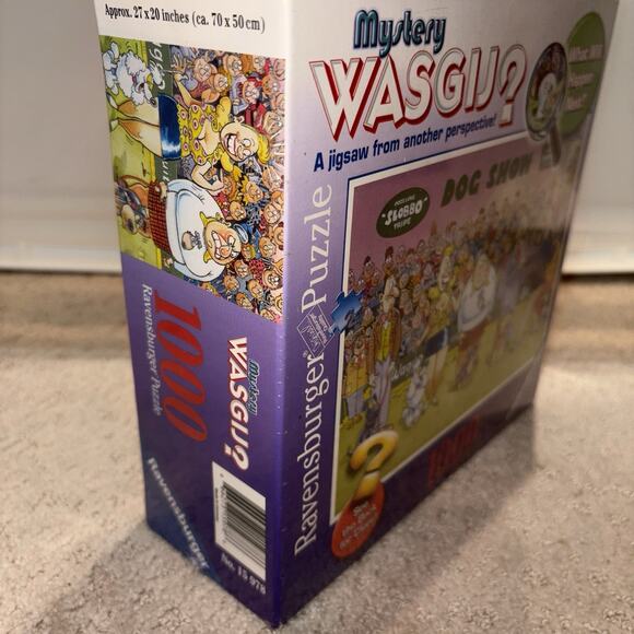 Mystery Wasgij Puzzle Dog Show Ravensburger 1000 Piece Jigsaw RARE SEALED New - Picture 4 of 5